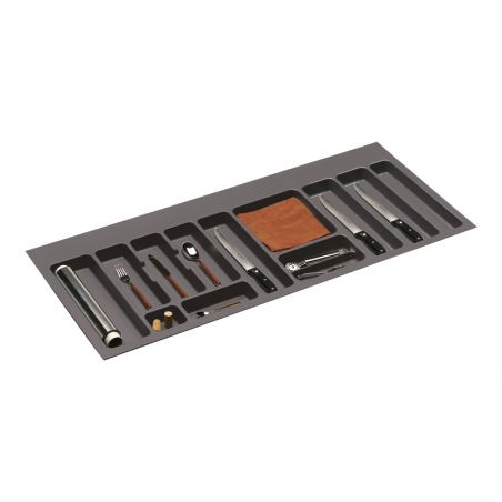 Range-couverts Anthracite pour caisson de 1200 mm Range-couverts Anthracite pour caisson de 1200 mm