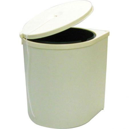 Poubelle pivotante à cordon 13L