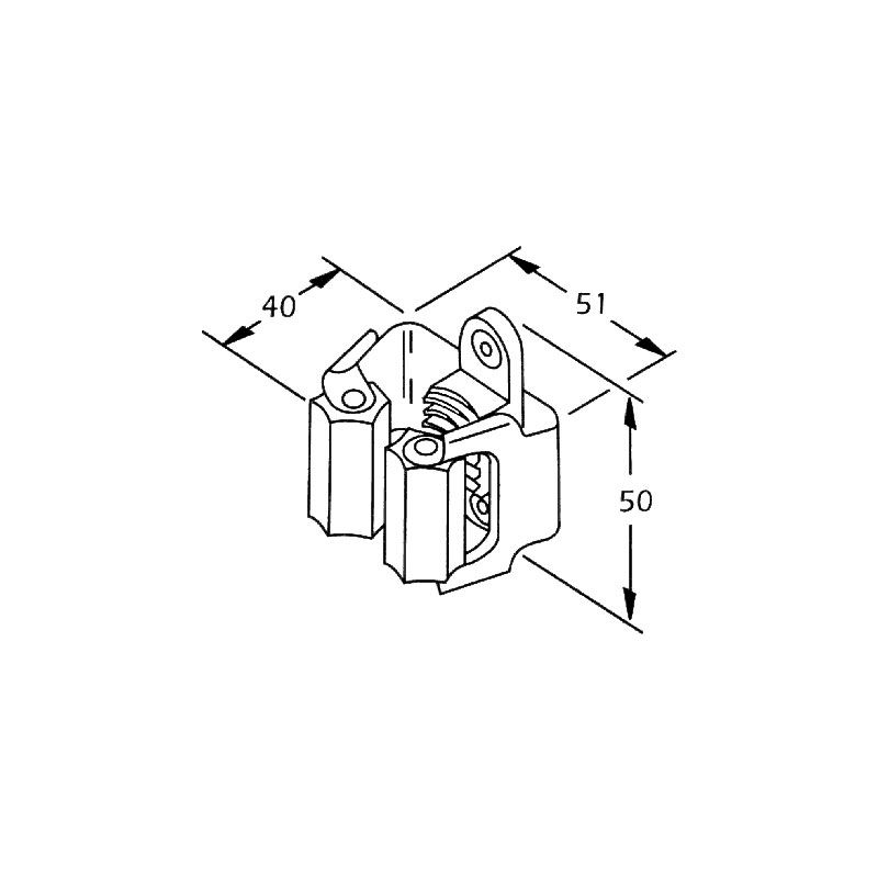 Porte balai à visser