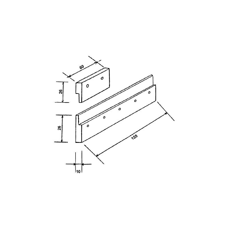 Glissière spécial frigo Itar