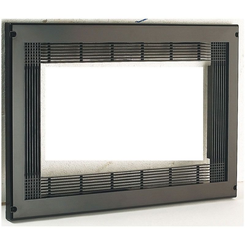 Grille d'habillage blanc pour four micro-ondes