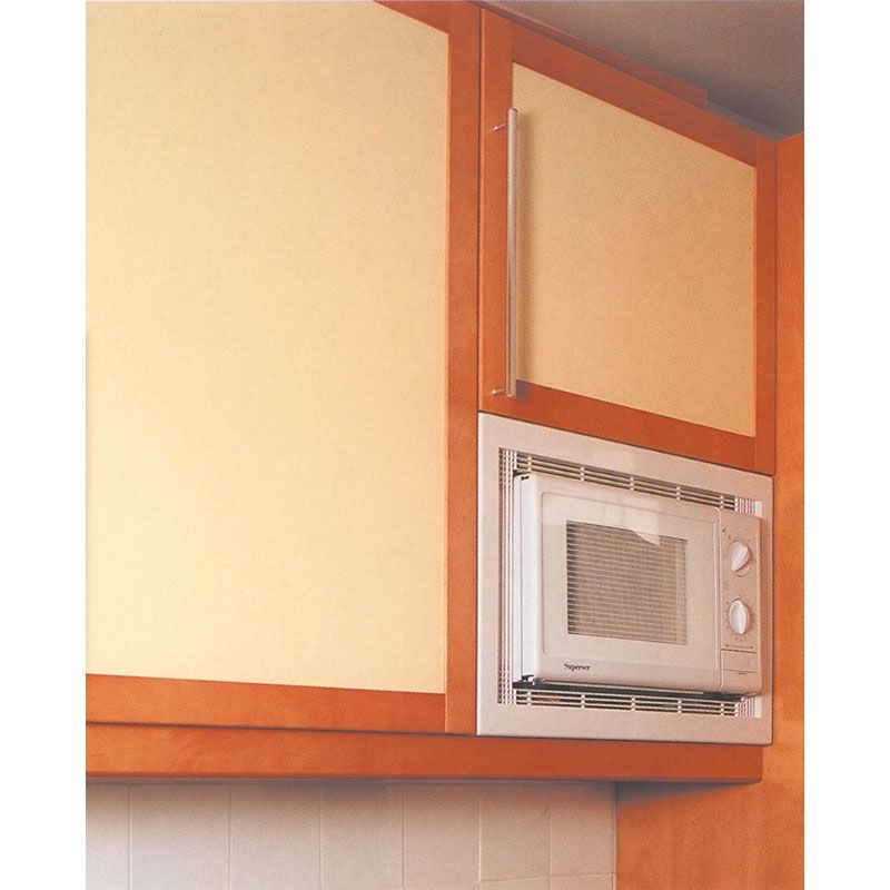 Grille d'habillage blanc pour four micro-ondes