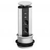Borne multiprise escamotable 2 prises + 2 USB Borne multiprise escamotable 2 prises + 2 USB