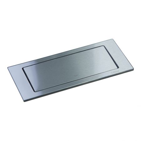 Bloc prises rotatif Inox brossé 2 prises + 1 USB Bloc prises rotatif Inox brossé 2 prises + 1 USB