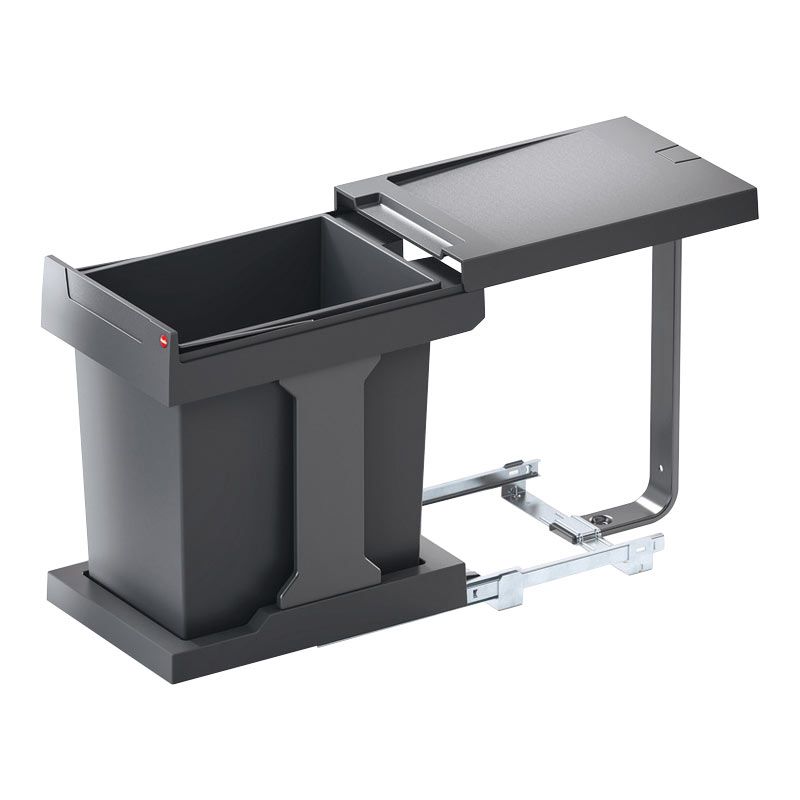 Poubelle coulissante 20L 1 bac