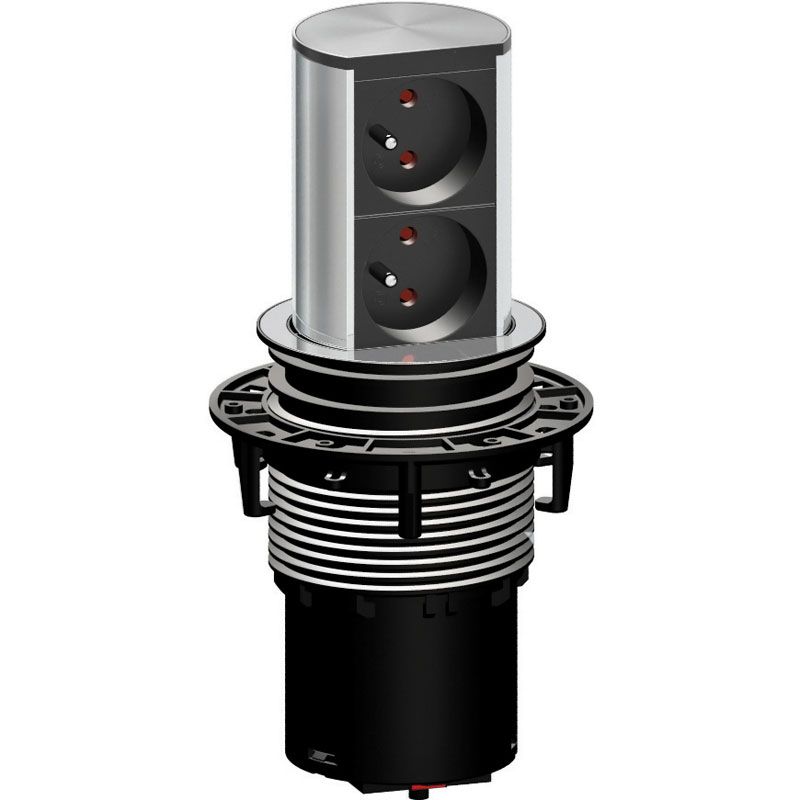 Bloc prises escamotable Elevator 2 prises