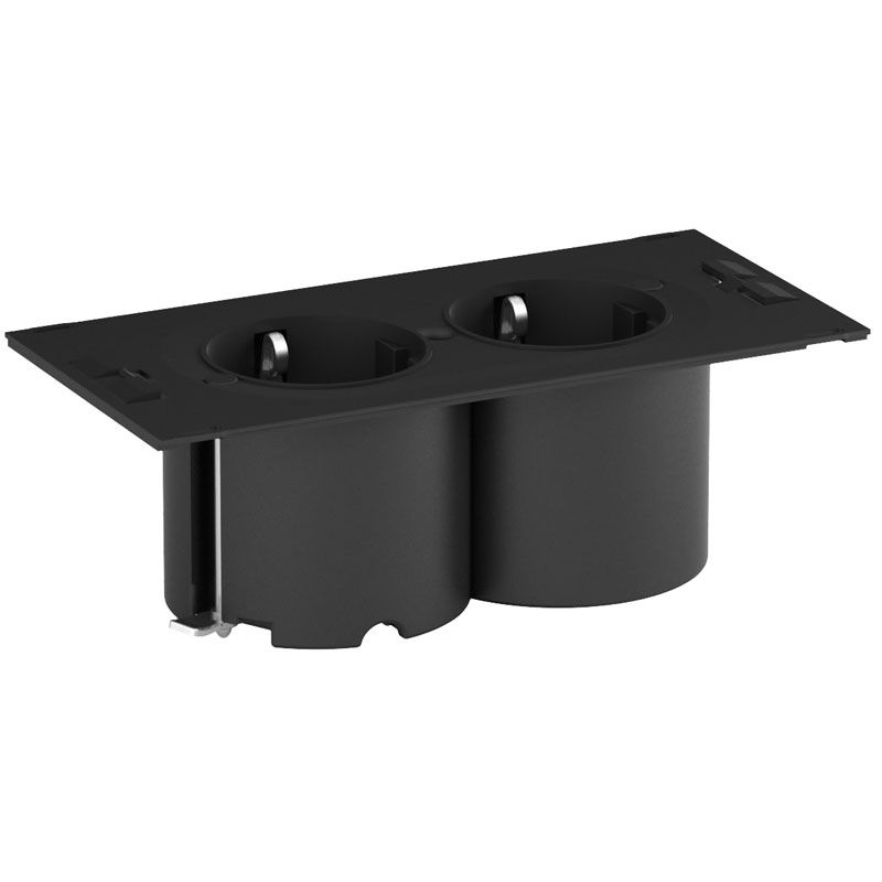 Bloc prise encastrable Due 2 prises