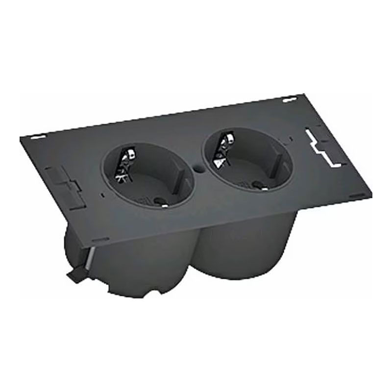 Bloc prise encastrable Due 2 prises