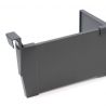 Lot de séparateurs pour intérieur de tiroirs Vertex et Concept pour caisson de 900 mm, Gris anthracite Lot de séparateurs pour intérieur de tiroirs Vertex et Concept pour caisson de 900 mm, Gris anthracite