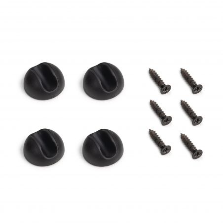 Lot de 4 pieds Hairpin 3 barres pour table, hauteur 710 mm, Noir Lot de 4 pieds Hairpin 3 barres pour table, hauteur 710 mm, Noir