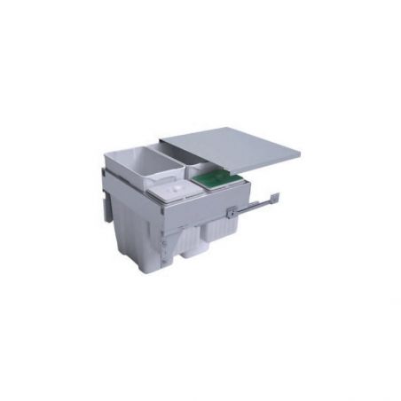 Poubelle coulissante suspendue 75L 4 bacs Poubelle coulissante suspendue 75L 4 bacs