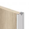 Kit pour Placard 2 portes coulissantes avec ouverture et fermeture amorties, panneaux épaisseur 16mm non inclus, Blanc Kit pour Placard 2 portes coulissantes avec ouverture et fermeture amorties, panneaux épaisseur 16mm non inclus, Blanc