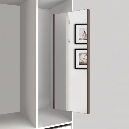 Miroir extractible pour intérieur d'armoire, Moka