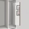 Miroir extractible pour intérieur d'armoire, Moka Miroir extractible pour intérieur d'armoire, Moka