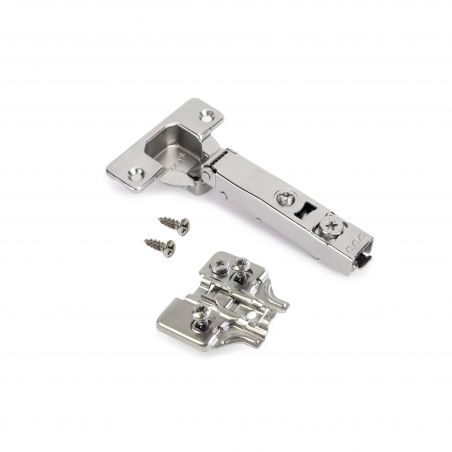 Lot de 20 charnières droites X92N à visser et à appliquer, Diamètre 5x9.5mm, Hauteur 0, Nickelé Lot de 20 charnières droites X92N à visser et à appliquer, Diamètre 5x9.5mm, Hauteur 0, Nickelé