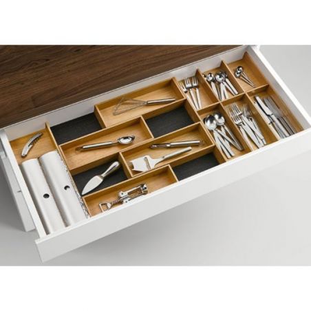 Lot Modify 1000, Range couverts et ustensiles pour caisson de 1000mm, chêne clair Lot Modify 1000, Range couverts et ustensiles pour caisson de 1000mm, chêne clair