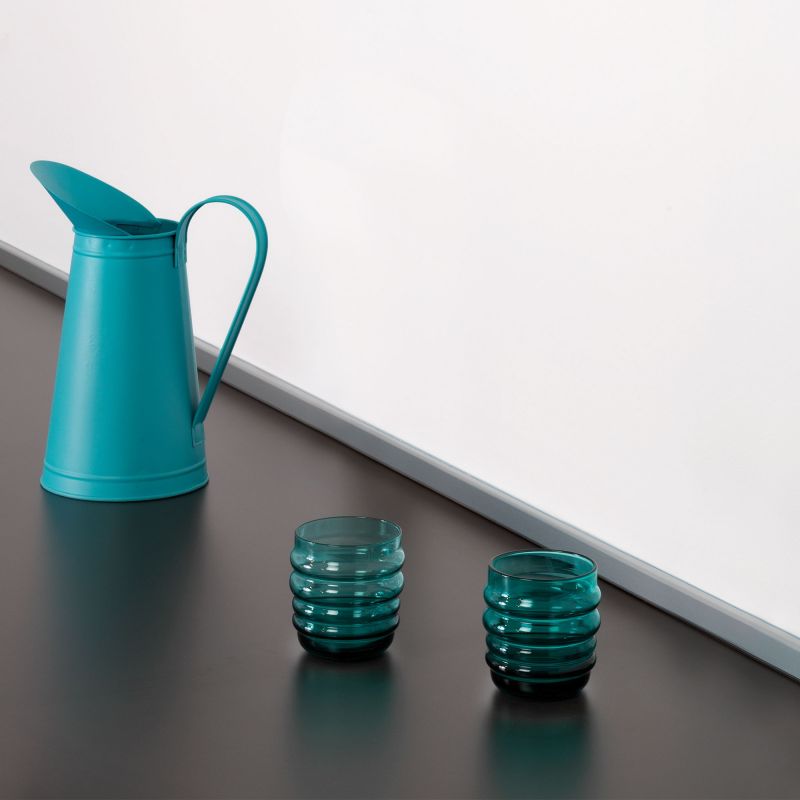 Lot de 2 profils d'étanchéité Miniline avec accessoires de montage, longueur 2,35m, Anodisé satiné