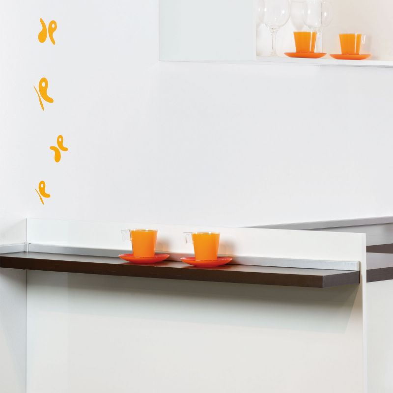 Lot de 2 profils d'étanchéité Miniline avec accessoires de montage, longueur 2,35m, Anodisé satiné