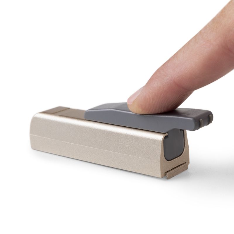 Lot de 10 pistons d'amortisseur de porte battante Mildy, Fermeture souple, Nickelé mat