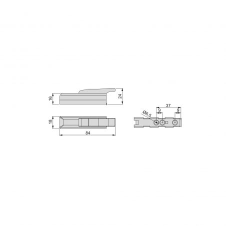 Lot de 10 pistons d'amortisseur de porte battante Mildy, Fermeture souple, Nickelé mat Lot de 10 pistons d'amortisseur de porte battante Mildy, Fermeture souple, Nickelé mat