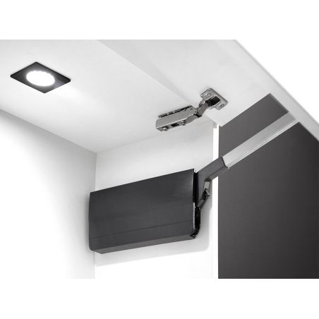 Jeu de 2 compas pour portes relevables doubles Agile Flap, Poids 7,8 - 13kg, Gris anthracite