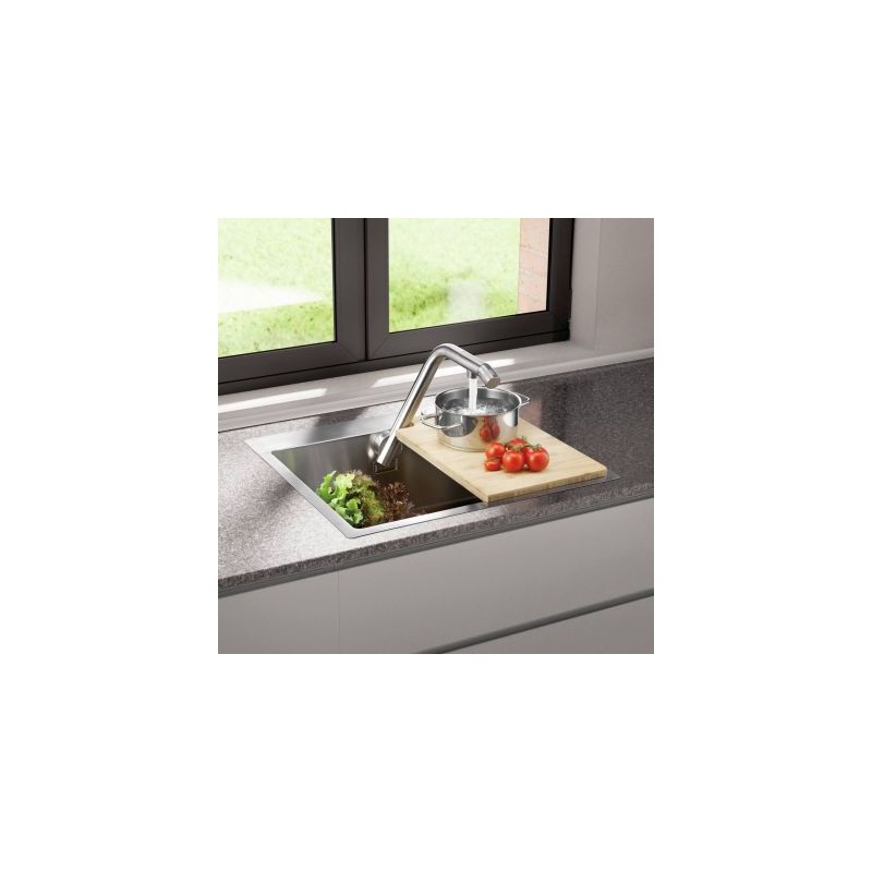 Corno Turno 60, Lot Evier encastrable et robinetterie Turno