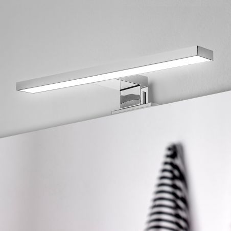 Spot LED pour miroir de salle de bain Virgo (AC 230V 50Hz), 6 W, Chromé