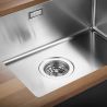 Corno Basso 3, Evier encastrable, acier inox Corno Basso 3, Evier encastrable, acier inox