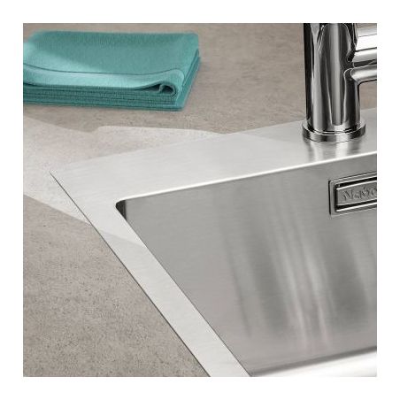 Corno Basso PR3, Evier encastrable, acier inox Corno Basso PR3, Evier encastrable, acier inox