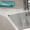 Corno Basso PR3, Evier encastrable, acier inox Corno Basso PR3, Evier encastrable, acier inox
