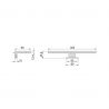 Spot LED pour miroir de salle de bain Virgo (AC 230V 50Hz), 6 W, Chromé Spot LED pour miroir de salle de bain Virgo (AC 230V 50Hz), 6 W, Chromé