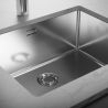Corno Piu PFU2, Evier encastrable, acier inox Corno Piu PFU2, Evier encastrable, acier inox