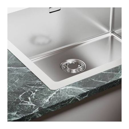 Corno Piu PR3, Evier encastrable, acier inox Corno Piu PR3, Evier encastrable, acier inox