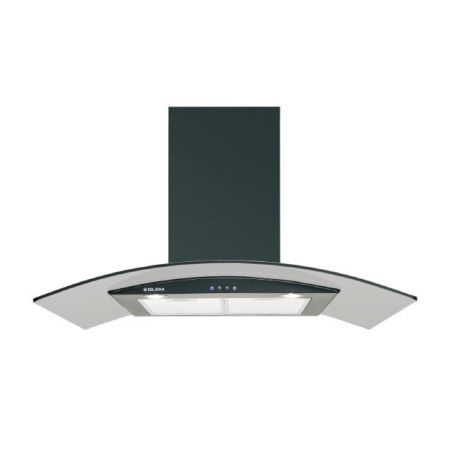 Hotte décorative murale Soft 900mm, Noir Hotte décorative murale Soft 900mm, Noir
