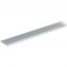 Grille d'aération aluminium, 440 x 70 mm, Argent Grille d'aération aluminium, 440 x 70 mm, Argent