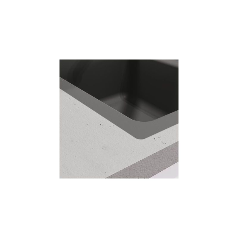 LineUP 2F, Evier à bord affleurant, Lava