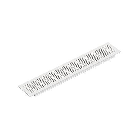 Grille d'aération aluminium, 210 x 36mm, Argent Grille d'aération aluminium, 210 x 36mm, Argent