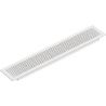 Grille d'aération aluminium, 210 x 36mm, Argent Grille d'aération aluminium, 210 x 36mm, Argent