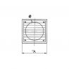 Volet de surpression, diamètre 125mm, PVC Volet de surpression, diamètre 125mm, PVC