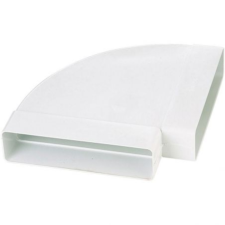 Coude horizontal rectangulaire PVC Coude horizontal rectangulaire PVC