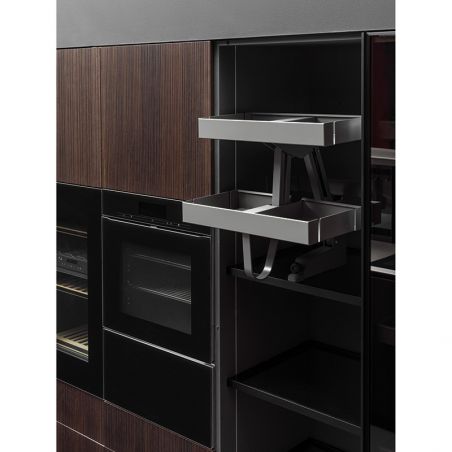 Etagère escamotable Karlo 2 niveaux, largeur caisson 600mm Etagère escamotable Karlo 2 niveaux, largeur caisson 600mm