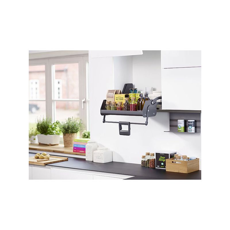 Etagère escamotable Imove 1 niveau pour caisson de 900mm, Blanc