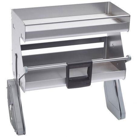 Etagère escamotable Imove 2 niveaux pour caisson de 600mm, Gris Etagère escamotable Imove 2 niveaux pour caisson de 600mm, Gris
