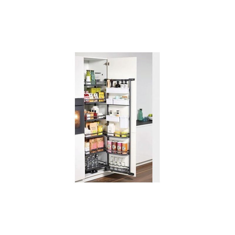 Armoire coulissante et pivotante Tandem 2 Arena Style pour caisson de 600mm, Anthracite