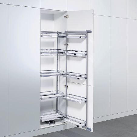 Armoire coulissante et pivotante Tandem 2 Arena Style pour caisson de 600mm, Blanc Armoire coulissante et pivotante Tandem 2 Arena Style pour caisson de 600mm, Blanc
