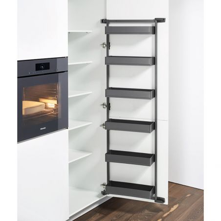 Armoire coulissante et pivotante Tandem 2 Arena Pure pour caisson de 600mm, Anthracite Armoire coulissante et pivotante Tandem 2 Arena Pure pour caisson de 600mm, Anthracite