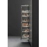 Armoire coulissante complète 6 corbeilles pour caisson de 400mm, Anthracite Armoire coulissante complète 6 corbeilles pour caisson de 400mm, Anthracite