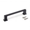 Lot de 5 poignées Tanger, L147.5mm, entraxe 128mm, Zamak , Noir Lot de 5 poignées Tanger, L147.5mm, entraxe 128mm, Zamak , Noir