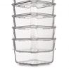 Kit de 10 organisateurs Cube pour tiroirs, Plastique, Transparent Kit de 10 organisateurs Cube pour tiroirs, Plastique, Transparent
