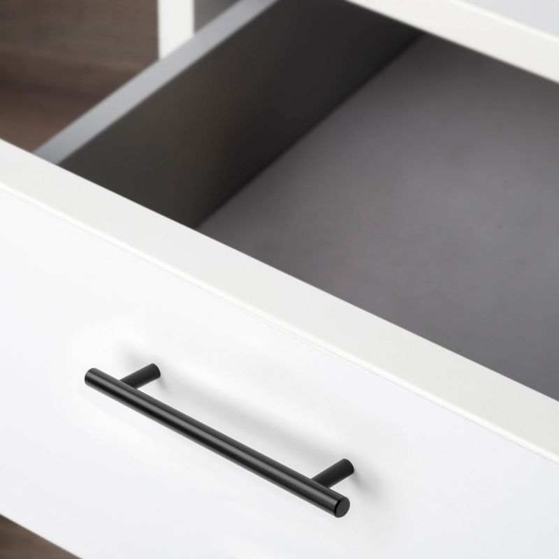 Lot de 10 poignées Orlando, L252mm, entraxe 192mm, Acier, N